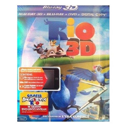 20th Century Fox Blu Ray Rio (3D) (Blu Ray+Blu Ray 3D+Dvd) - Carlos Saldanha 048937BT