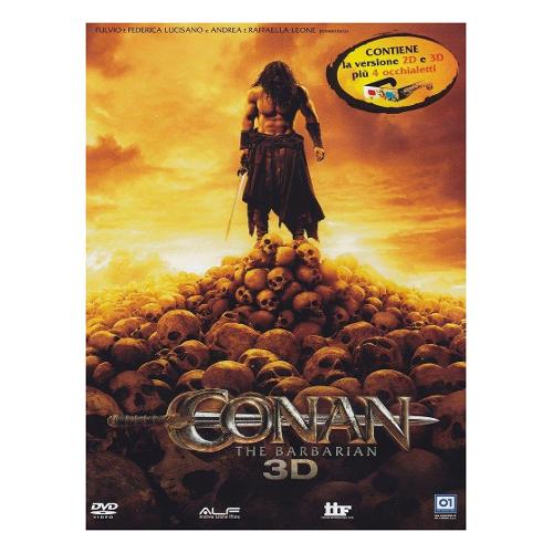 Rai Cinema DVD Conan The Barbarian (3D) (Dvd+Dvd 3D+Occhiali) - Marcus Nispel 396501