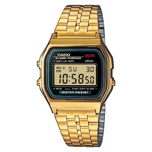 Casio Orologio VINTAGE Iconic Gold e Black A159WGEA 1EF