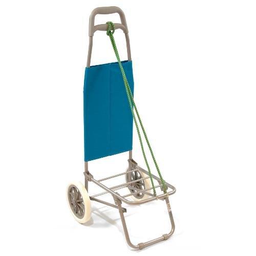 Amicasa Carrello spiaggia pieghevole Blu