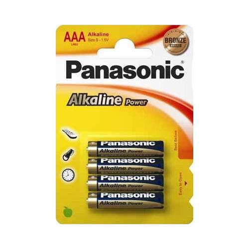 Panasonic Batteria Ministilo AAA Alcalina ALKALINE POWER 4pz LR03APB 4BP