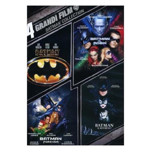Warner Entertainment DVD Batman 4 Grandi Film (4 Dvd) - Tim Burton, Joel Schumacher 1000207877