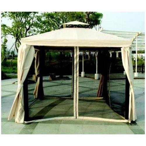 Amicasa Gazebo alluminio ROMA Ecrù (4x3mt) LXG002