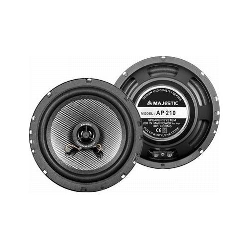 Majestic Altoparlanti auto POLIPROPILENE Ap 210 Black 16,5 cm 040210 200W