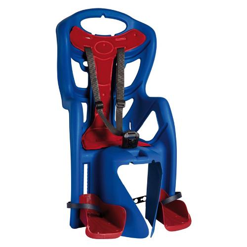 Bellelli Seggiolino bici Posteriore per portapacchi 22 Kg PEPE Blu M00001