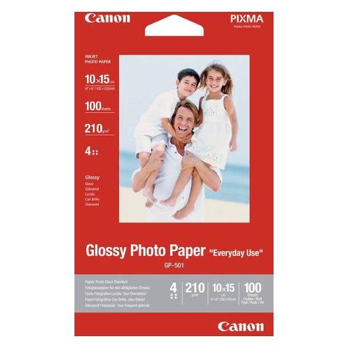Canon Carta fotografica 10 x 15 cm 100pz Glossy Photo Paper Everyday Use Gp 501 0775B003