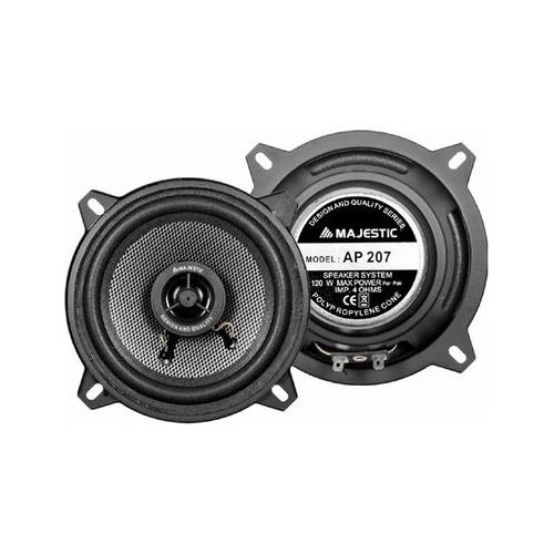 Majestic Altoparlanti auto POLIPROPILENE Ap 207 Black 13 cm 040207 120W