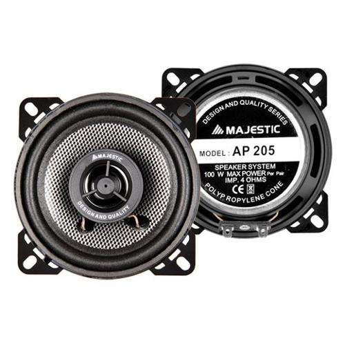 Majestic Altoparlanti auto POLIPROPILENE Ap 205 Black 10 cm 040205 100W