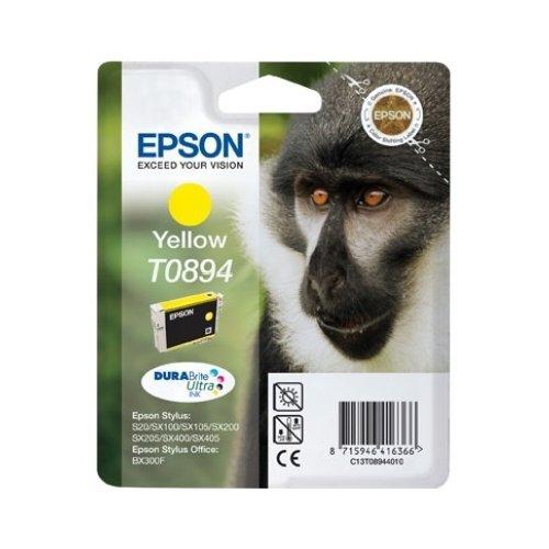 Epson Cartuccia stampante Serie Scimmia Giallo DURABRITE ULTRA T0894 C13T08944021