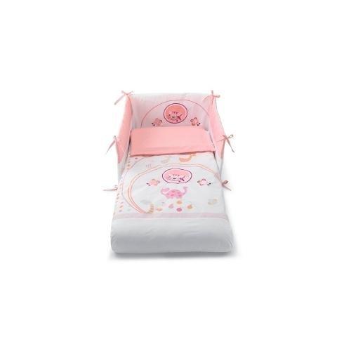 Piumone lettino Con Kit Lenzuola LITTLE STAR Rosa 30350 SR