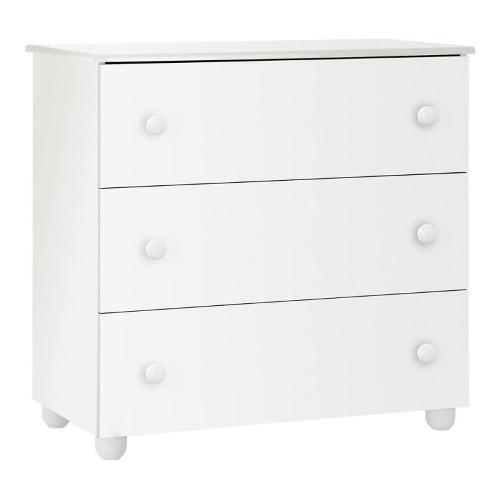 Pali Comò infanzia ECO 3 Cassetti Bianco