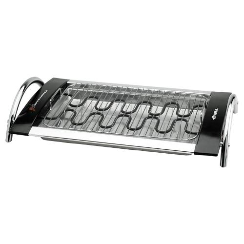 Ariete Griglia elettrica CHURRASCO GRILL Black e Chrome 00C073210AR0 2000W