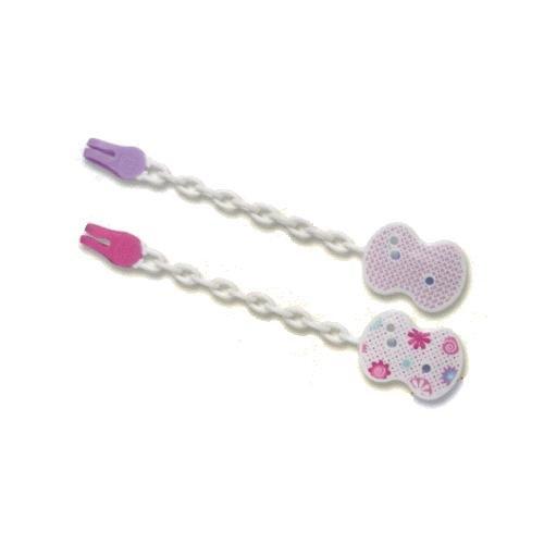 Chicco Porta succhietto clip con catenella Rosa 04082