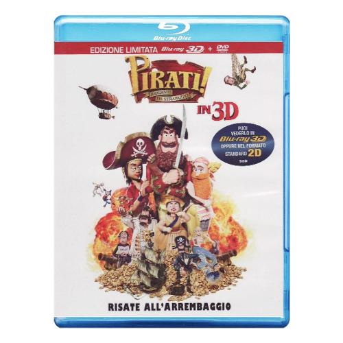 Sony Pictures Blu Ray Pirati! Briganti da Strapazzo (Ltd Ed) (Blu Ray 3D+Dvd) - Peter Lord, Jeff Newitt BD241650