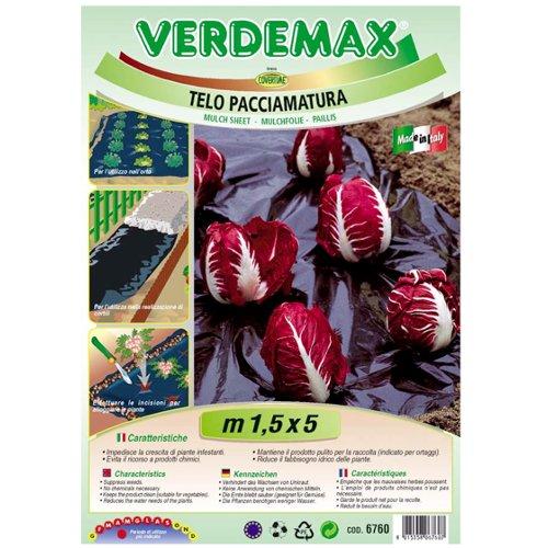 Verdemax Telo pacciamatura 5 mt (150 cm) Nero 6760