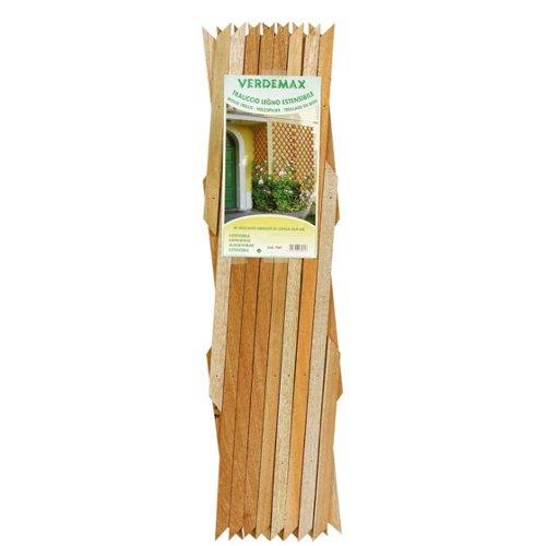 Verdemax Grigliato piante rampicanti Estensibile (90x180 cm) Natural 7582