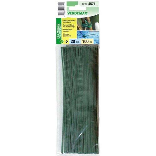Verdemax Filo legatura piante Verde 20 cm x 100 pz 4571