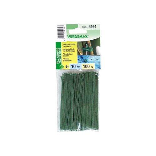 Verdemax Filo legatura piante Verde 10 cm x 100 pz 4564