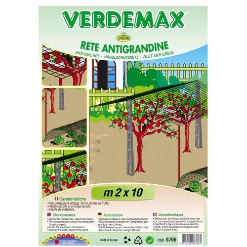 Verdemax Rete antigrandine 2 x 10 mt Nero 6766