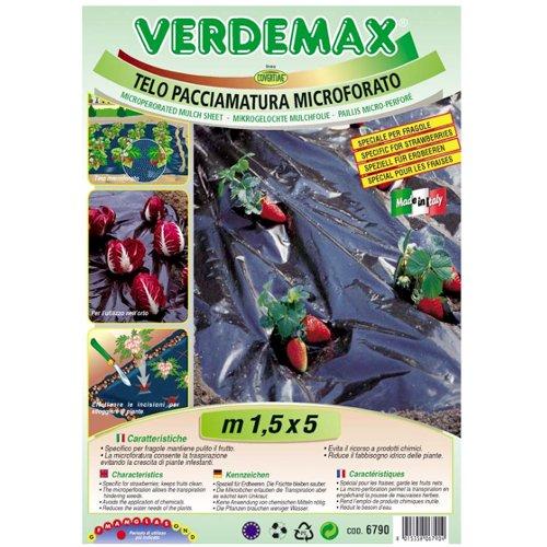 Verdemax Telo pacciamatura 5 mt (150 cm) Nero 6790