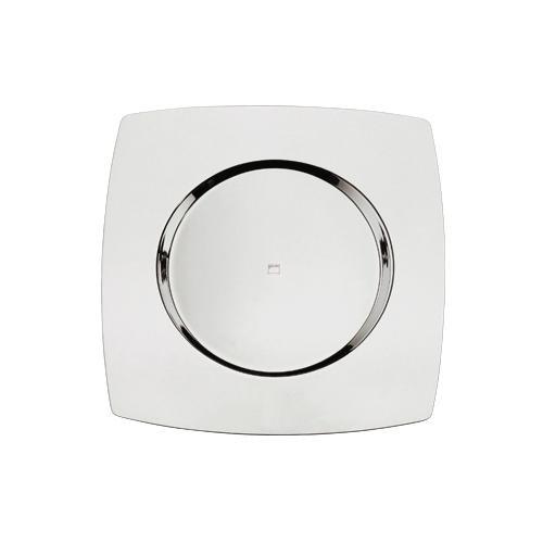 Carlo Giannini Set sottopiatti 2 pz Inox (30,5x30,5cm) quadro MEDITERRANEO Cromo lucido 2550