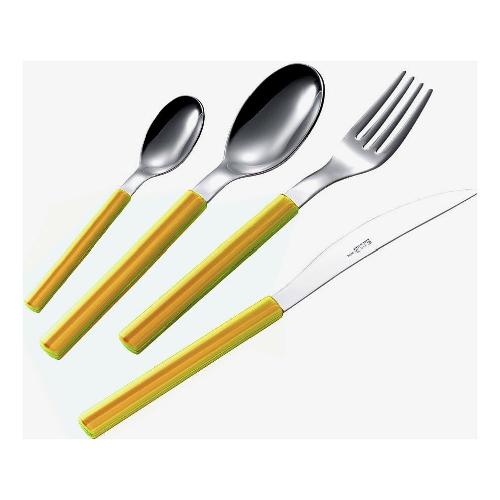 Eme Set posate tavola 24 pz Inox You&Me SKY Giallo YM24SK 13