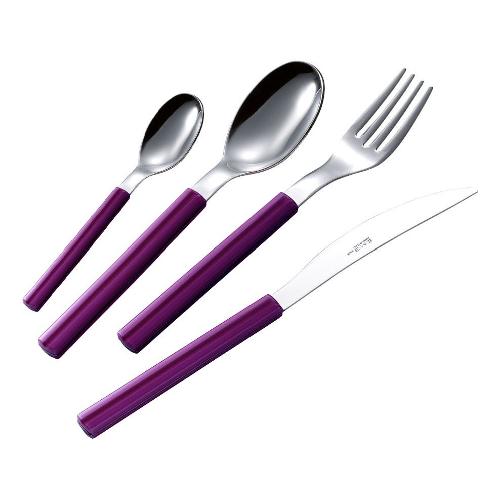 Eme Set posate tavola 24 pz Inox You&Me SKY Viola YM24SK 25