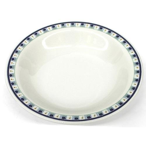 Saturnia Piatto fondo Porcellana (22cm) VENEZIA Bianco e Blu