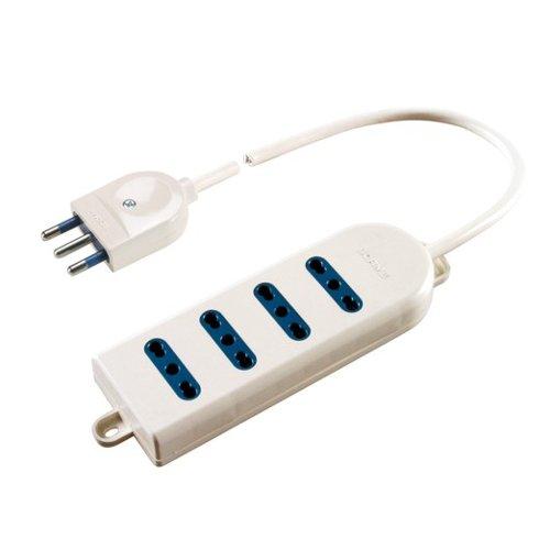 Poly Pool Multipresa tavolo 4 uscite 10/16A Bianco PP0369 1