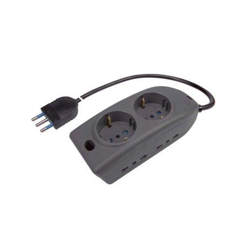 Poly Pool Multipresa tavolo 6 uscite Nero PP0541 2