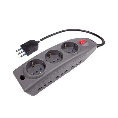 Poly Pool Multipresa tavolo 9 uscite con interruttore 10/16A Nero PP0545 2