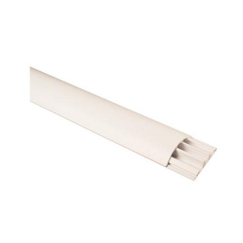 Poly Pool Canalina elettrica Piatta 3 Vie Bianco (200x6,9 cm) PP0228