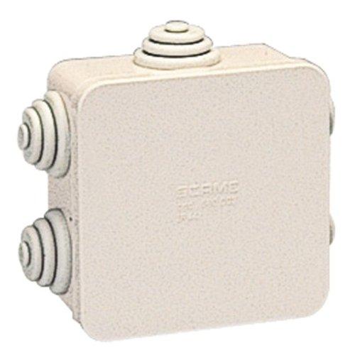 Poly Pool Scatola derivazione Da Parete IP55 Grigio PP0271 (8x8x4 cm)