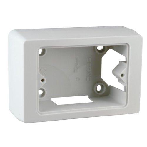 Poly Pool Scatola elettrica IP40 Per Placche Rettangolari grigio (9,2x4,2x6,3 cm) PP0272