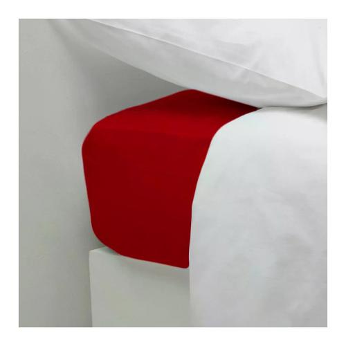 Happidea Lenzuola con angoli due piazze 4 & 4 OTTO 0663 Bordeaux