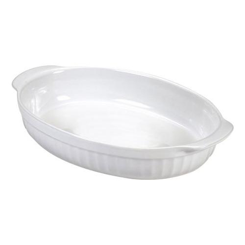 Guardini Pirofila Ceramica (22x14cm) ovale Bianco COOTC4
