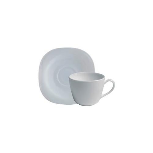 Bormioli Rocco Set tazzine caffè con piatto 6 pz (220ml) PARMA Bianco opale