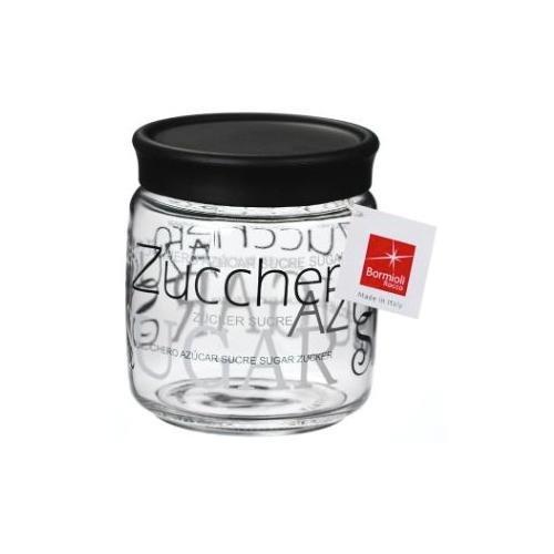 Bormioli Rocco Barattolo vetro (750ml) GIARA COLORFUL Zucchero Nero
