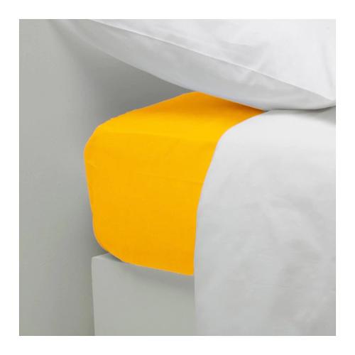 Happidea Lenzuola con angoli due piazze 4 & 4 OTTO senape 0192 Giallo