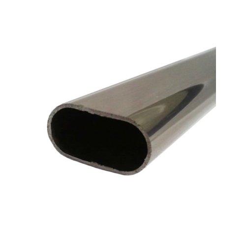 Oreca Asta armadio Ovale (100x1,5x3 cm) Cromo 25954
