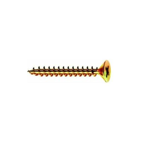 Oreca Viti per legno tutto filetto SPUR Giallo 6+6 pz 24130