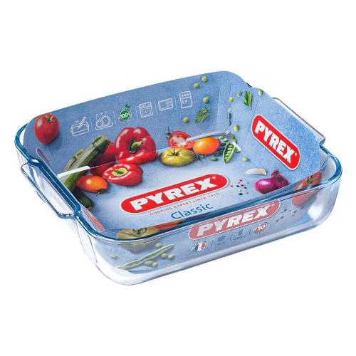 Pyrex Pirofila Vetro (21x21cm) Trasparente B220000