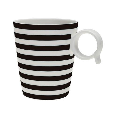 Livellara Tazza mug Porcellana FRESHNESS LINE Nero A0600100
