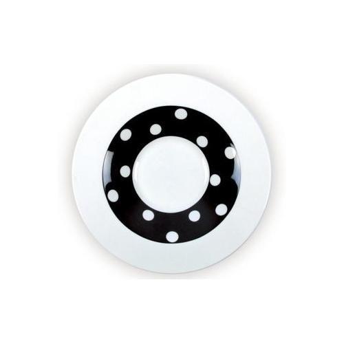Livellara Piatto fondo Porcellana (24cm) FRESHNESS DOTS Nero A0436057