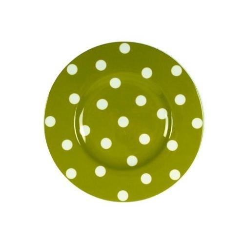 Livellara Piatto frutta Porcellana (23cm) FRESHNESS DOTS Verde A0436158