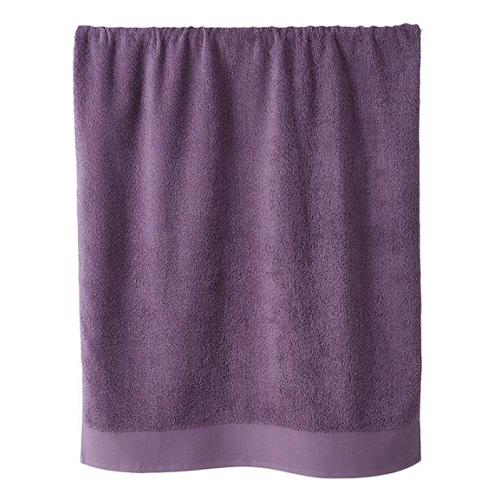 Happidea Telo bagno TINTA UNITA (150x100cm) Spugna IM118 Porpora