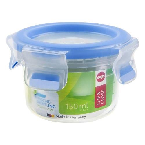 Emsa Contenitore alimenti (150ml) CLIP & CLOSE Azzurro e Trasparente 508550