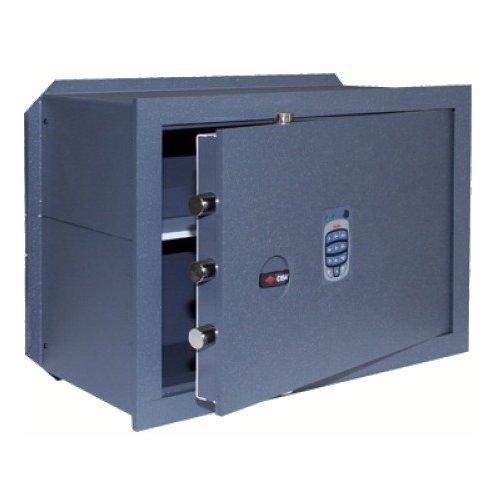 Cisa Cassaforte a combinazione incasso muro DGT VISION Grigio scuro (49x20x36 cm) 182710500