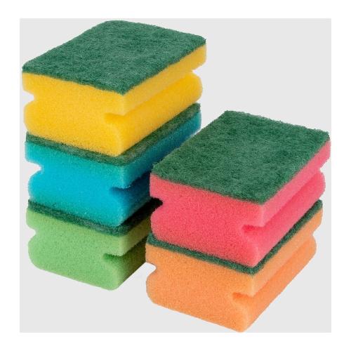 La Briantina Set spugne 5 pz Rebecca con Abrasivo BRILLÀ Assortito 4546A
