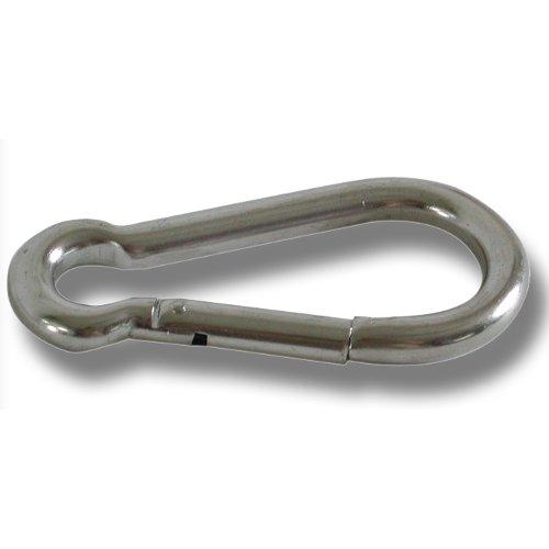 Oreca Moschettone Con Chiusura Dentata Inox lucido (6x0,6 cm) 0021656 IX